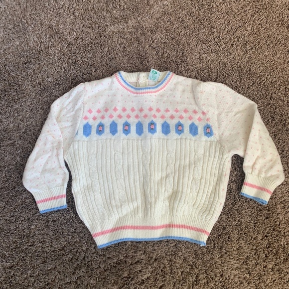 Palomino Knit Sweater Skirt Set Girls Sz.104 or 5-6 Vintage 80s-90s - Picture 2 of 14